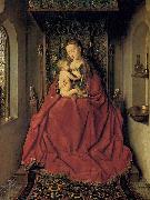 Jan Van Eyck Suckling Madonna Enthroned Germany oil painting artist